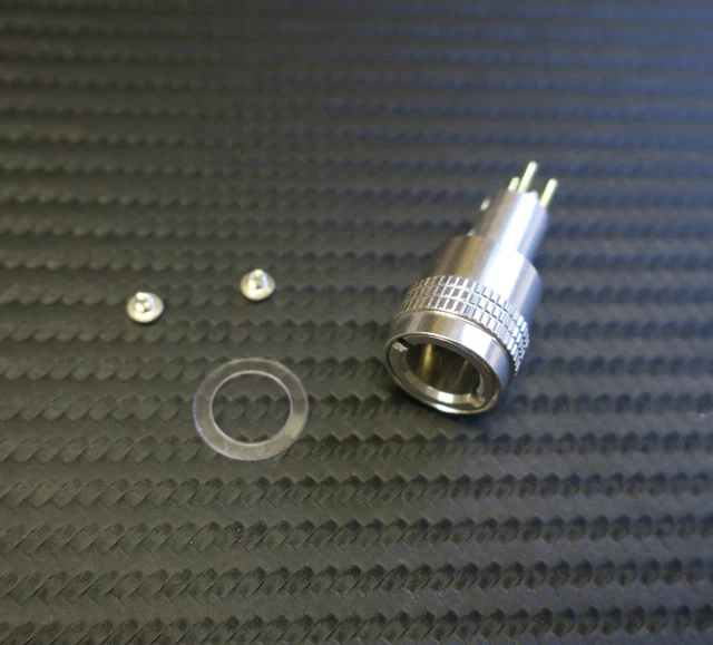 Connecteur SME Plaqué Or 24K Pour Bras De Platine - Améliorez Votre Son Vinyle, Compatible Bras 8mm