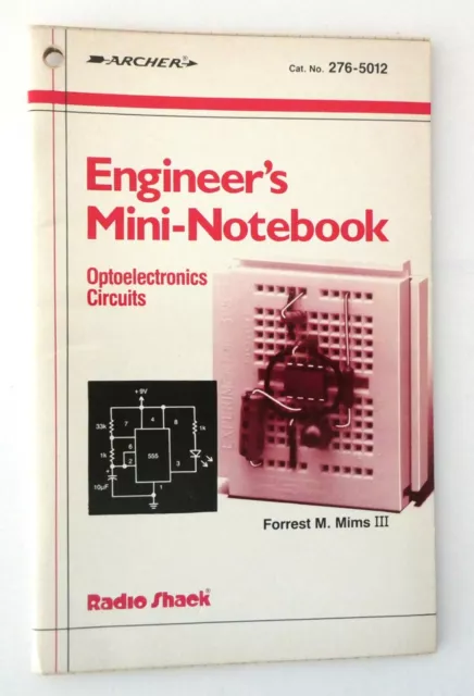 Archer Radio Shack Engineers Mini Notebook Optoelectronics Circuits 276-5012