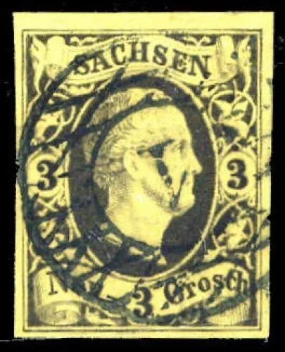 1851, Altdeutschland Sachsen, 6, gest. - 2570772