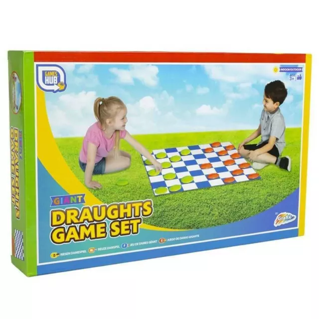 Games Hub - Jardin Géant Famille Jeu - Jeu de Dames