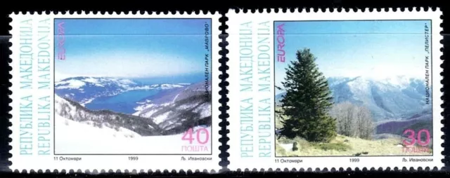 Macedonia 1999 - Europa Cept - Parks & Nature Reserves - Set of 2 - MNH