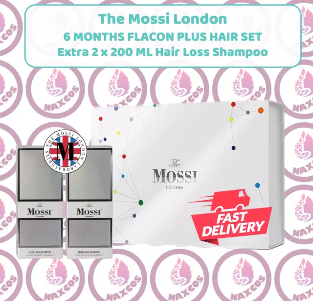 The Mossi London 6 Months Flacon Plus Hair Set + 2 Shampoos Extra 3