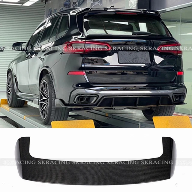 CARBON FIBER REAR Roof Spoiler Window Trunk Wing Lip Fit For BMW X5 G05
