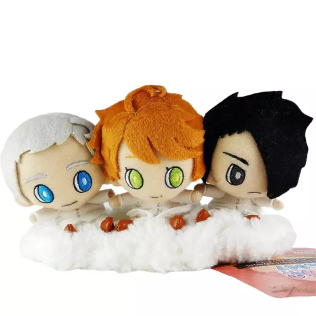 The Promised Neverland Anime Mini Mascot Cute Toy Plush Keychain Rei Ray  SG7881