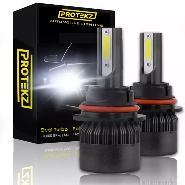 H4 LED Headlight Bulbs 9003 Protekz 6000K Replace Car & Truck High&Low Lamps