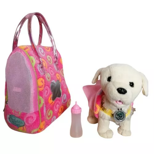 Peeing puppy toy top
