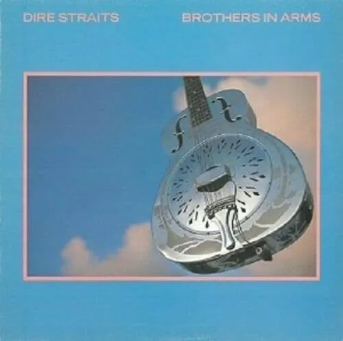 DIRE STRAITS Brothers In Arms Vinyl Record Album LP Vertigo 1985 & Mark Knopfler