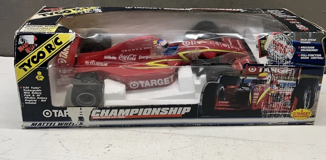 VTG 90’S TYCO TARGET FORMULA 1 RC RACER CAR RED RADIO 9.6v No Battery ...