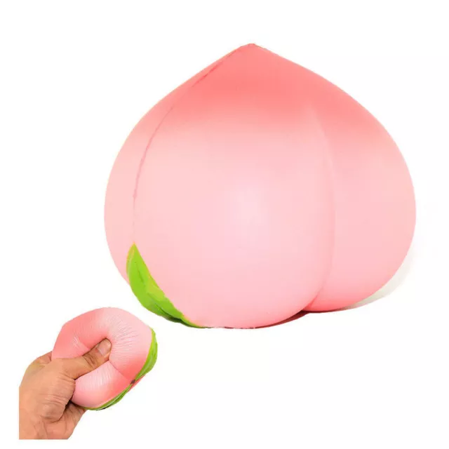 10CM Jumbo Slow Rising Pink Peach Squishies Toys Kawaii Fruit for Kids Toy