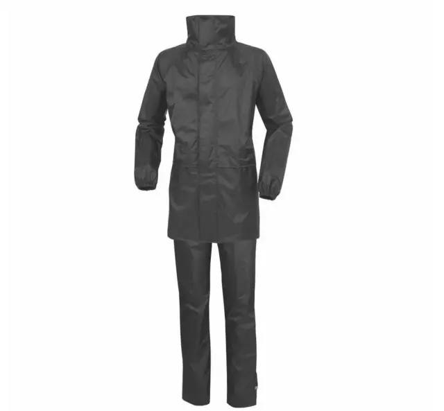 Veste marque Tucano Set Diluvio Start - Noir S pack veste/pantalon pluie