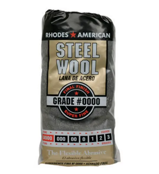 Rhodes American - 0000 Grade Super Fine Steel Wool Pad - 12 Pack