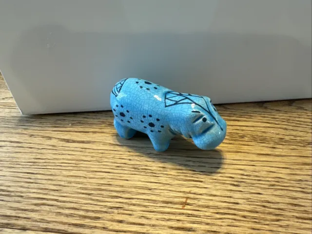 British Museum Replica Of Egyptian Blue Hippo