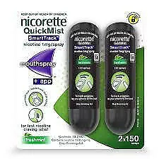 Nicorette Quickmist Smart Track Duo | 2 x 150 Sprays