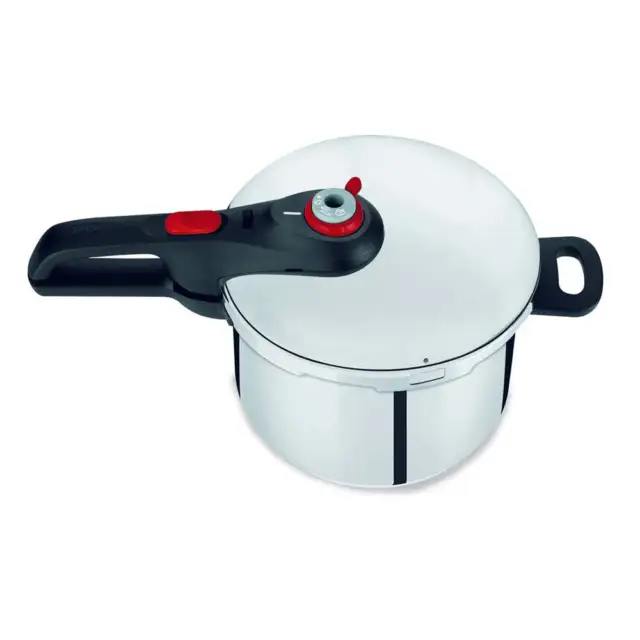 Tefal Fast & Easy Induction Stainless Steel Pressure Cooker Size 6L
