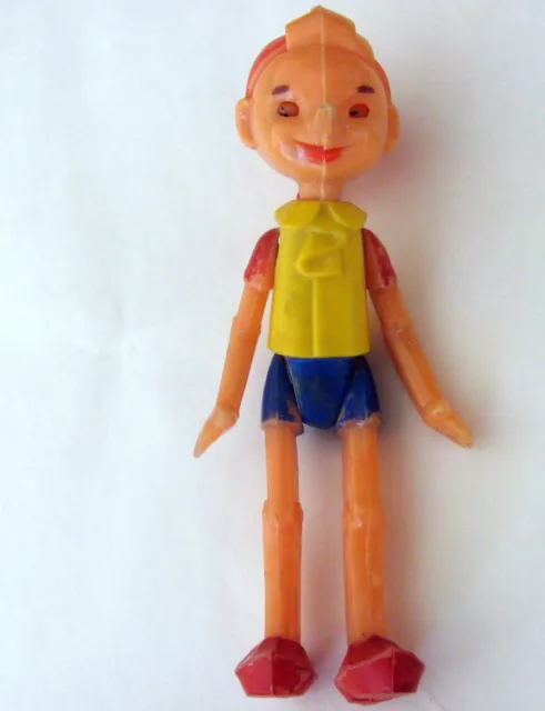 1950s Vintage USSR Russian Soviet CELLULOID Toy Doll Pinocchio BURATINO