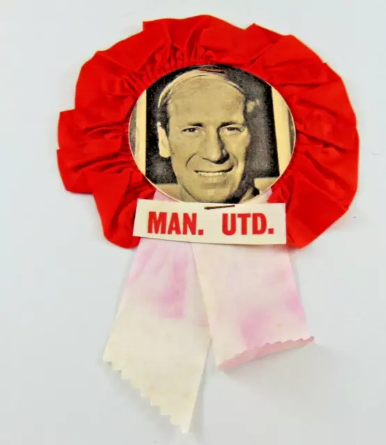 1960’s Bobby Charlton Original Rosette Manchester United Football Club