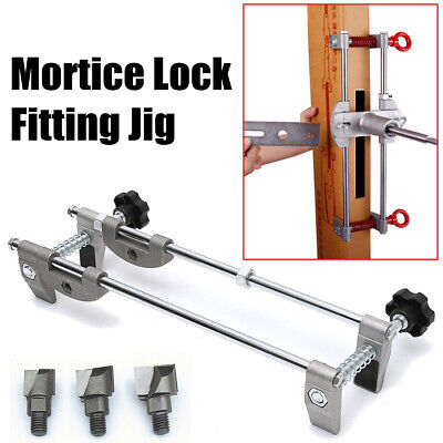 18/22/24 Mortice Lock Fitting Jig Door Lock Mortiser Carbide Tip Wood Cutter