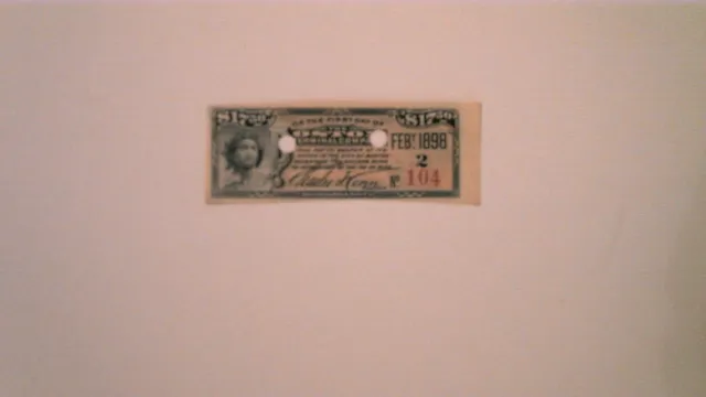 1898 Boston Terminal Company Bond Printed By American. Bank Note Co