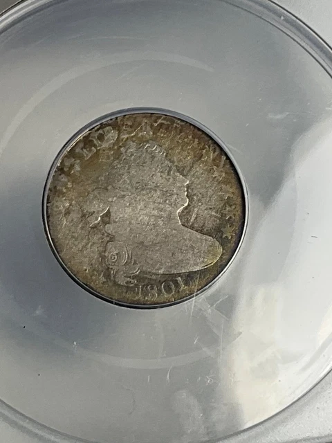 Anacs Ag3 1801 Draped Bust Dime 10C Nice Original Color Pleasing Early Dime