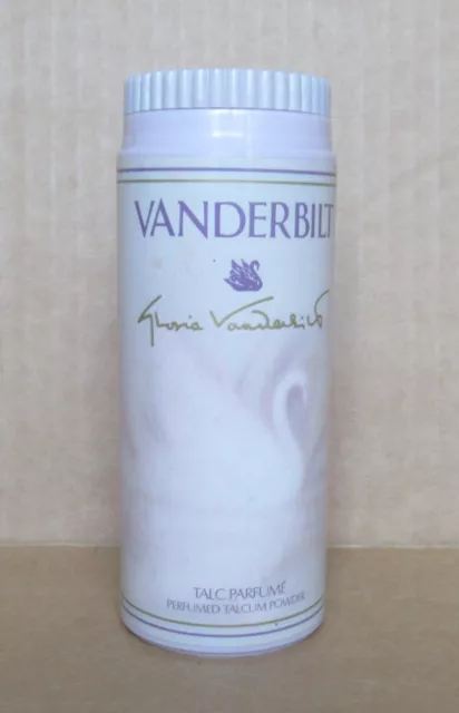 JOLIE BOITE DE TALC PARFUME VANDERBILT      bon  état