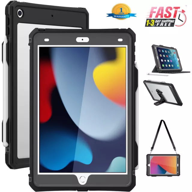 For iPad 9th/8th/7th Generation Case 10.2" Waterproof Cover Shockproof Rugged