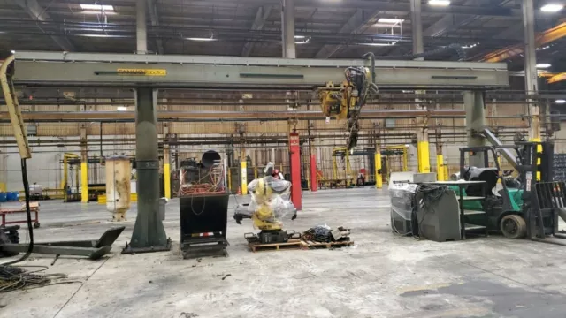 FANUC Overhead Robot Gantry - 30'  Robot Rail - M-710 Series Dual Carriage