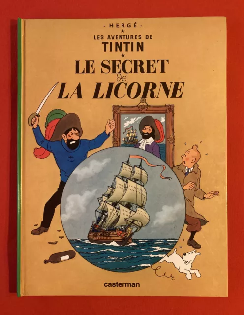 Aventures Tintin Secret Licorne N’ 11 C8 Hergé Casterman 1987 Bon État Bd