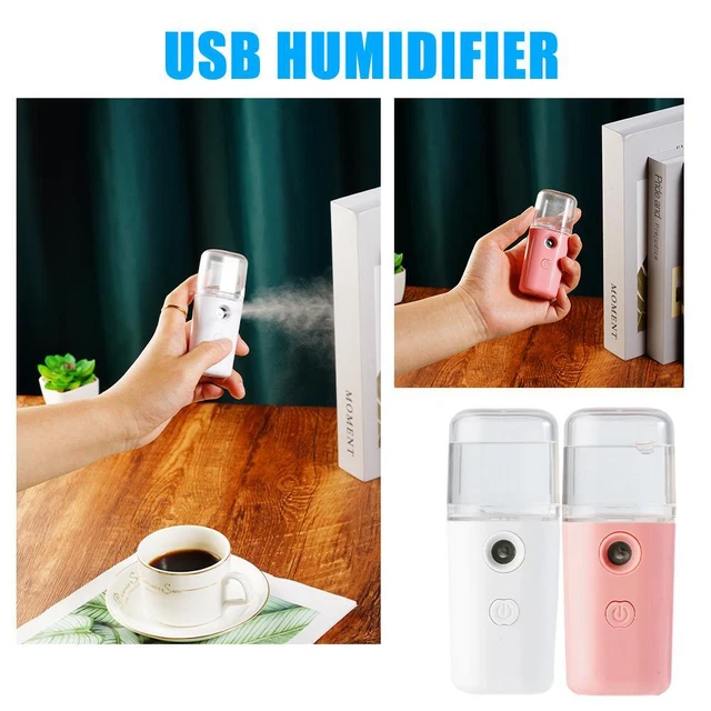 Atmosphere Light USB Mini Car Home Humidifier Aroma Mist Oil 7AE^ Puri Q0Q6