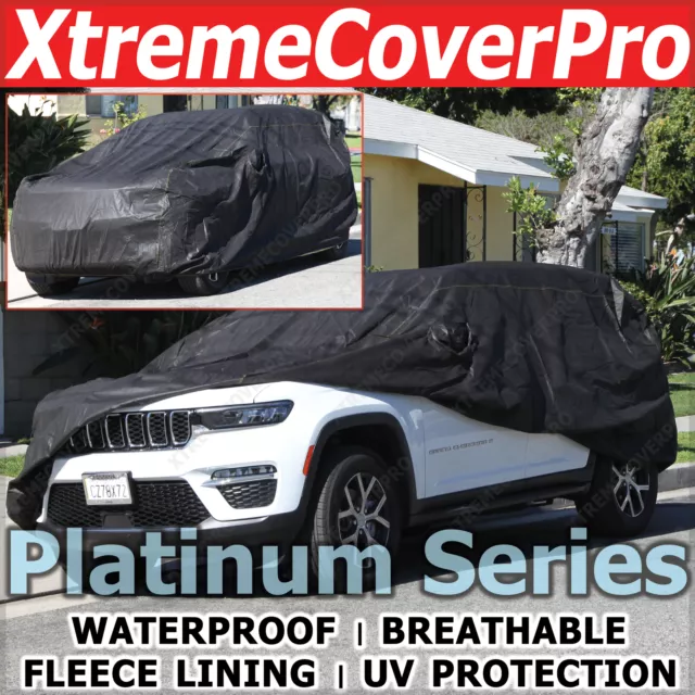 2007 2008 2009 2010 Jeep Grand Cherokee Waterproof Car Cover W/Mirrorpocket Blk