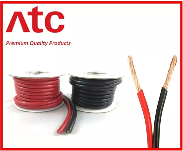 Battery Starter Welding Cable 16/20/25/35/50Mm 110 500 Amp Red Black Auto Car