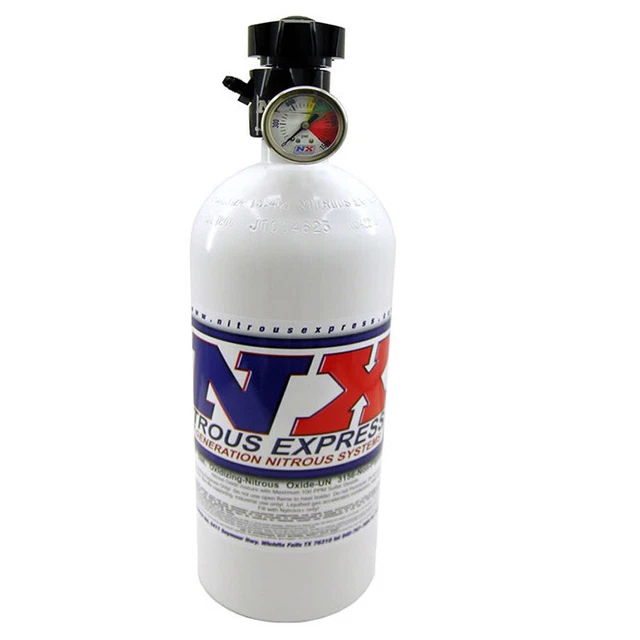 Bottiglia 6,8 kg 15 libbre con valvola Lightning 500 6,89 diapositive x 20,19 altezza con calibro NX 11151