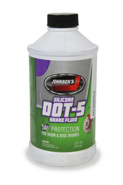 ATP Chemicals & Supplies Brake Fluid - Fade-Free - DOT 5 - 12 oz - Each JOHN7012