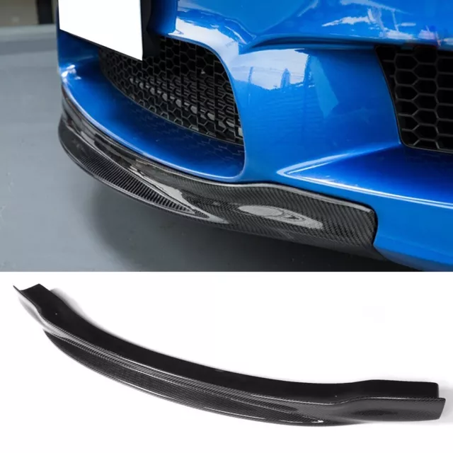 Carbon Fiber Front Bumper Lip Chin Spoiler For 2012-2016 2017 BMW F10 RKP Style