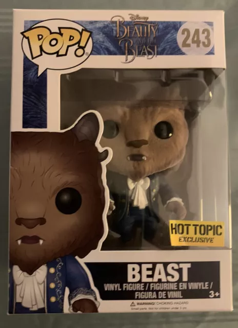 Funko Pop 243 Beast Beauty And The Beast Hot Topic Exclusive Disney  Good Box