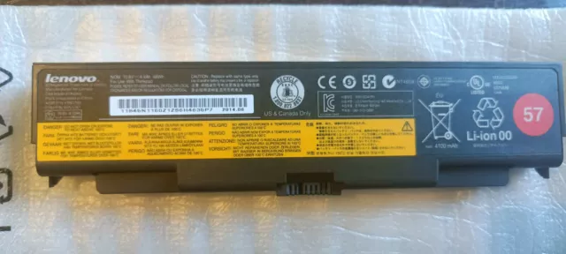 Batterie originale Genuine Lenovo pour L440 L540 T440p T540p W540 4400mAh