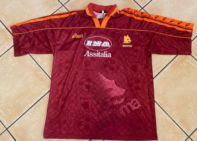 Uhlsport maglia Rara Bologna vintage Uhlsport away Mercatone Uno Match worn Num.6 