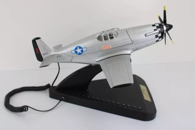P51 Mustang Fighter Aircraft Figural Novelty TELEPHONE Desk Phone
