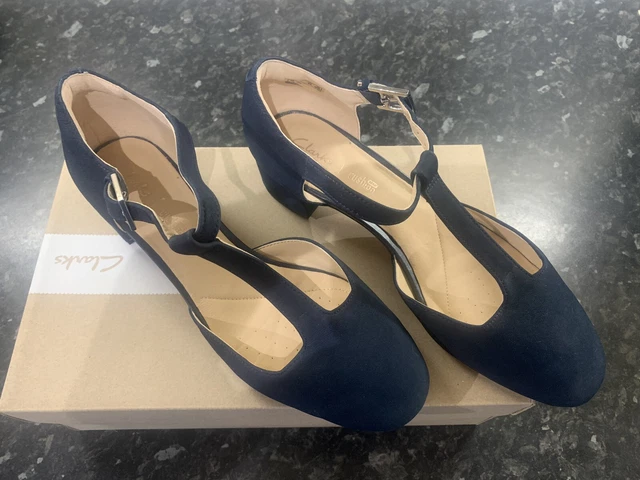 CLARKS WOMEN'S ORABELLA Fern Shoes, Size 5.5 UK worn once with box 60's £20.00 - PicClick UK