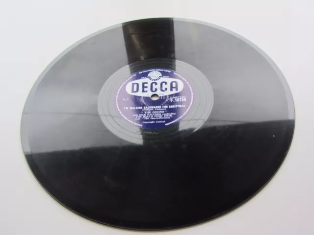 The Goons  Uk 1958 Decca 78 Im Walking Backwards For Christmas 2