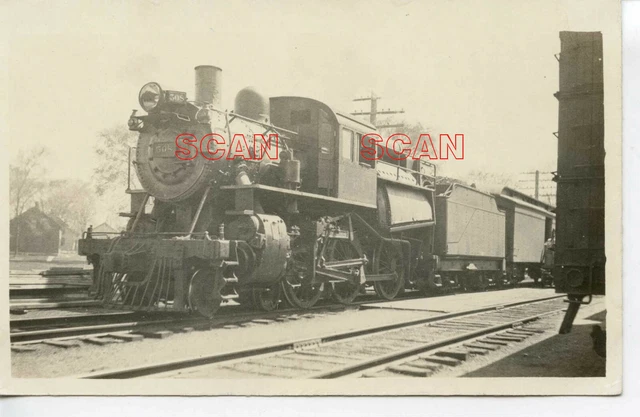 1F407 Rppc 1922 Delaware & Hudson Railroad Camelback Loco #508 Ft Edward Ny
