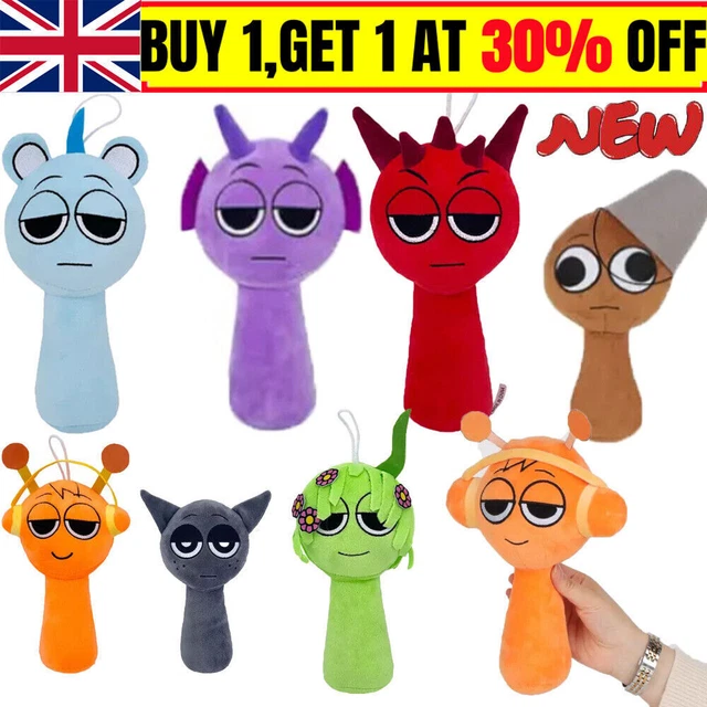 SPRUNKI PLUSH,SPRUNKI GAME Plush,Wenda Sprunki,Sprunki Gray,for Kids UK ...