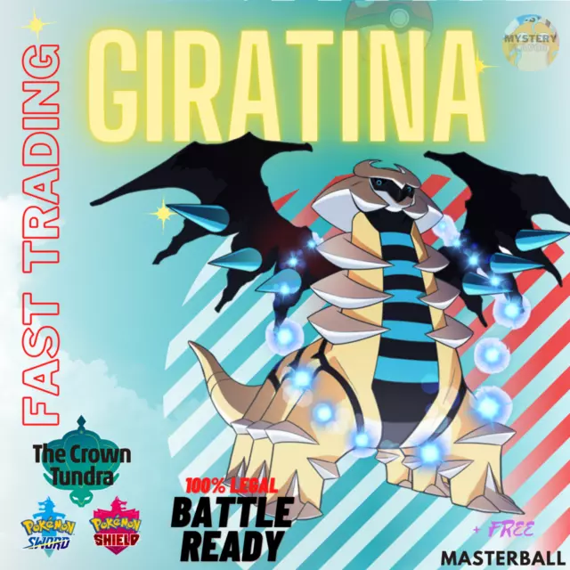 ✨ULTRA SHINY GIRATINA ✨ 6IV Legendary Event Pokemon SWORD and SHIELD  +MasterBall