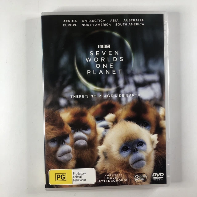 BBC SEVEN WORLDS One Series David Attenborough Region 2, 4 PAL