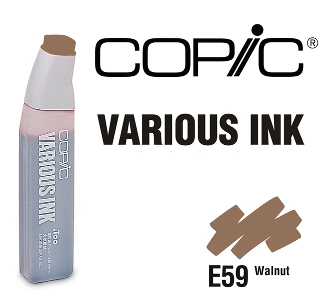 INK VARIOUS INK for Marker Copic E59 Walnut - Copic $39.41 - PicClick CA