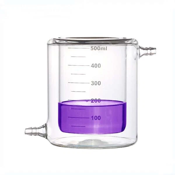 Lab Double Jacketed Glass Beaker For Photocatalytic Experiment