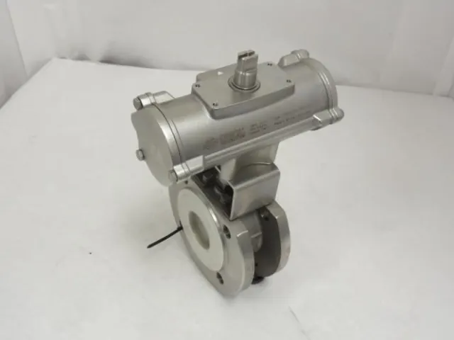 204523 New-No Box; Omal A0445X09 Actuated/Flanged Ball Valve SS; 1-7/8"ID
