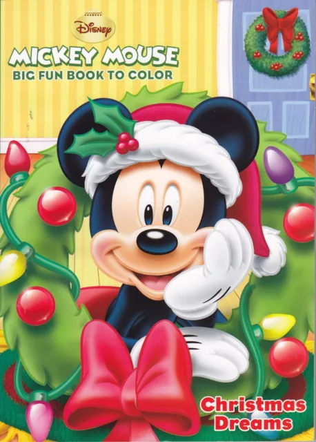 DISNEY MICKEY MOUSE Christmas Coloring Book ~ Snowed In £5.24 - PicClick UK