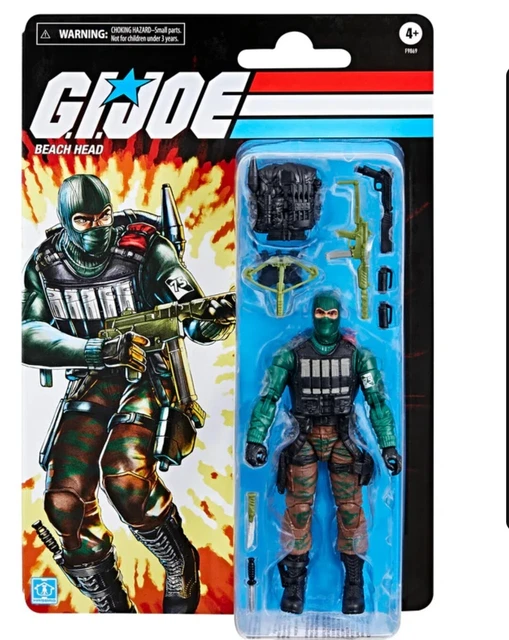 Figurine Hasbro 2024 G.I. Joe Classified Series – BeachHead, Collection Rétro (Neuf Scellé)