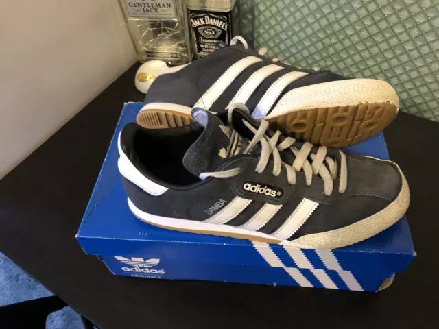 Cheapest adidas samba blue hot sale suede