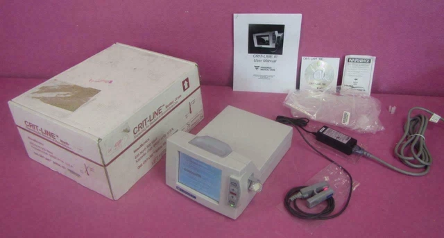NEW FRESENIUS CRIT-LINE III Blood Levels Hematocrit HCT Monitor 26 HRS ...